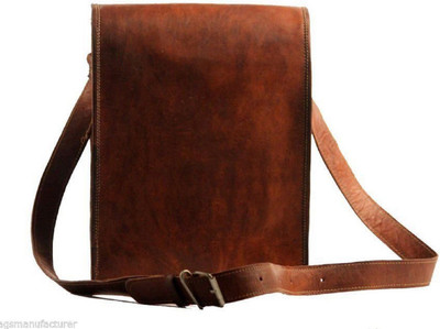 

Pranjals House Boys & Girls Casual Brown Genuine Leather Messenger Bag