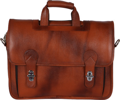 

C Comfort 15 inch Laptop Messenger Bag(Tan)
