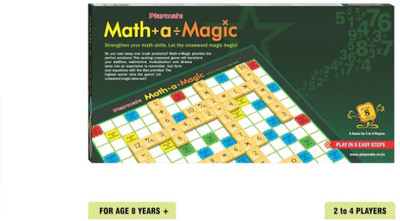 

Playmate Math-A-Magic - Mathematics Game. Age 8 Years + / 2-4 Players(Multicolor)