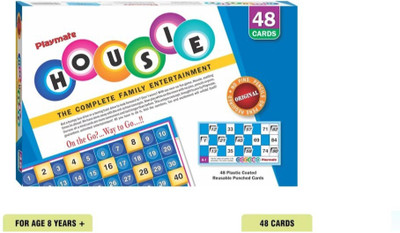 

Playmate Housie - 48 Cards Game Multi Age & Player The Complete Family Entertainment Game(Multicolor)