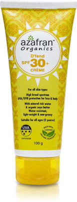 

Azafran Organics D’fend SPF 30+ Crème(100 g)