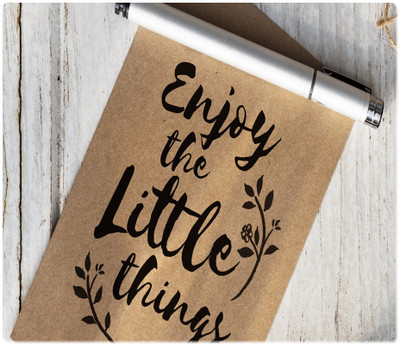 

Maison N Mode Enjoy Little Rectangle Mouse Pad Mousepad(Multicolor)