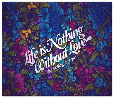 

Maison N Mode Life Is Nothing Rectangle Mouse Pad Mousepad(Multicolor)