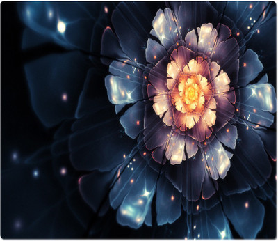 

Maison N Mode Blue Flower Rectangle Mouse Pad Mousepad(Multicolor)