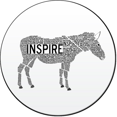 

Maison N Mode Inspire round Mouse Pad Mousepad(Multicolor)