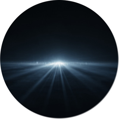 

Maison N Mode Lighting Background round Mouse Pad Mousepad(Multicolor)