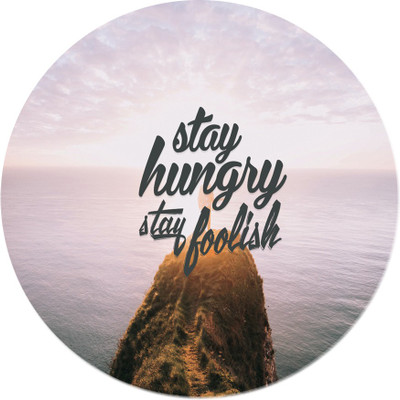 

Maison N Mode Stay Foolish round Mouse Pad Mousepad(Multicolor)