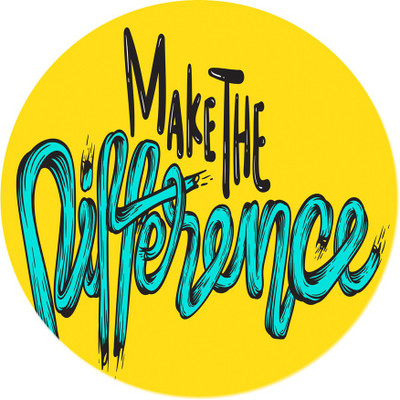 

Maison N Mode Make The Diffrence round Mouse Pad Mousepad(Multicolor)