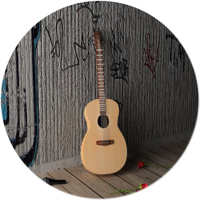 

Maison N Mode Guitar round Mouse Pad Mousepad(Multicolor)