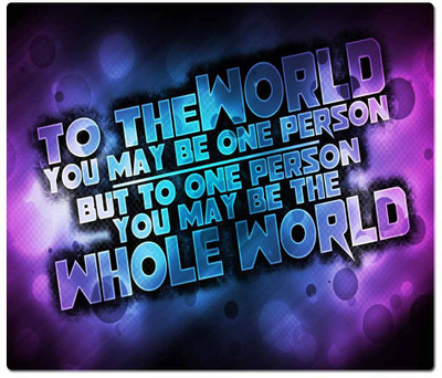

Maison N Mode To The World Rectangle Mouse Pad Mousepad(Multicolor)