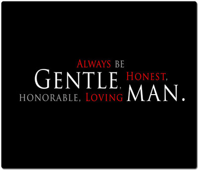 

Maison N Mode Always Be Gentle Rectangle Mouse Pad Mousepad(Multicolor)