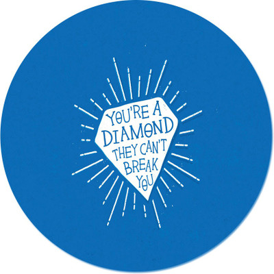 

Maison N Mode You Are Diamond round Mouse Pad Mousepad(Multicolor)