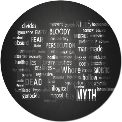 

Maison N Mode Divides round Mouse Pad Mousepad(Multicolor)