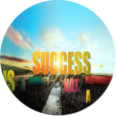 

Maison N Mode Success Journey round Mouse Pad Mousepad(Multicolor)