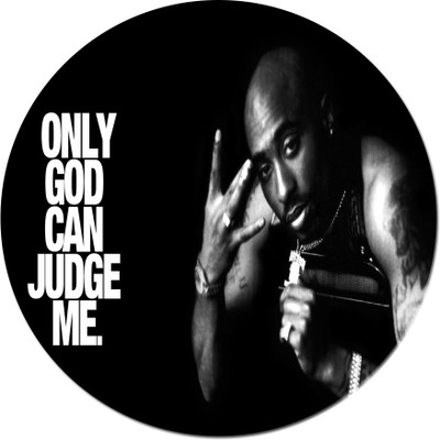 

Maison N Mode God Can Judge round Mouse Pad Mousepad(Multicolor)