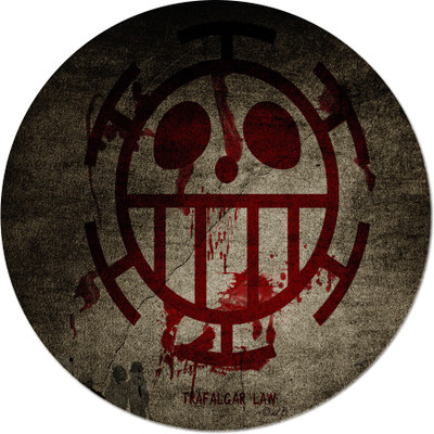 

Maison N Mode Blood Design round Mouse Pad Mousepad(Multicolor)
