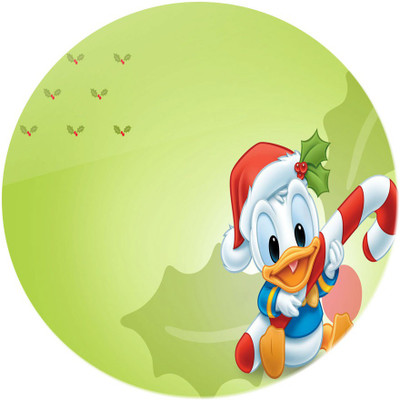 

Maison N Mode Donald round Mouse Pad Mousepad(Multicolor)