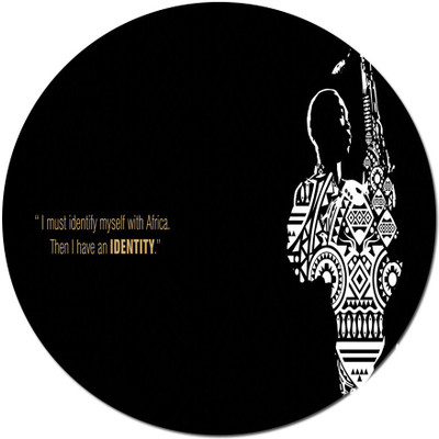 

Maison N Mode Band Man round Mouse Pad Mousepad(Multicolor)