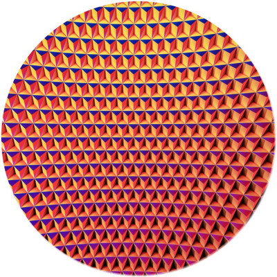 

Maison N Mode Pencil Pattern round Mouse Pad Mousepad(Multicolor)