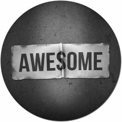 

Maison N Mode Awesome round Mouse Pad Mousepad(Multicolor)