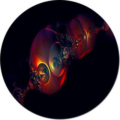 

Maison N Mode Color Ball round Mouse Pad Mousepad(Multicolor)