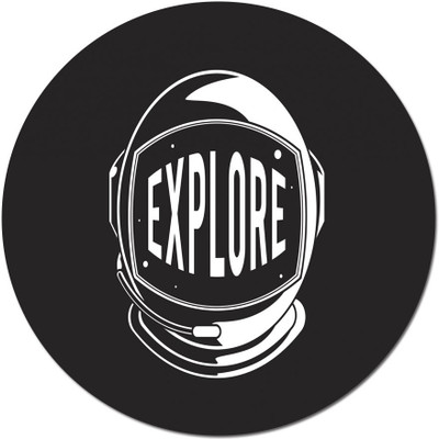 

Maison N Mode Explore round Mouse Pad Mousepad(Multicolor)