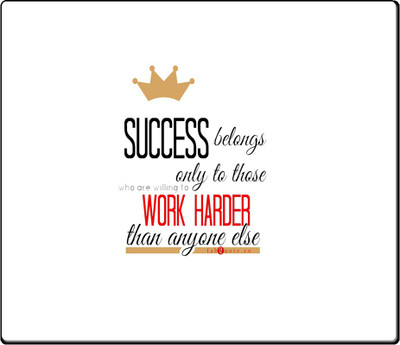 

Maison N Mode Success Belong Rectangle Mouse Pad Mousepad(Multicolor)