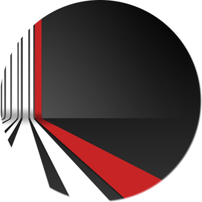 

Maison N Mode All Lines round Mouse Pad Mousepad(Multicolor)