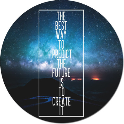 

Maison N Mode The Best Way round Mouse Pad Mousepad(Multicolor)