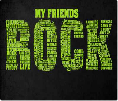 

Maison N Mode My Friend Areock Rectangle Mouse Pad Mousepad(Multicolor)