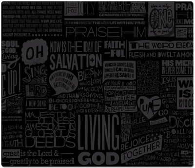 

Maison N Mode salvation God Rectangle Mouse Pad Mousepad(Multicolor)