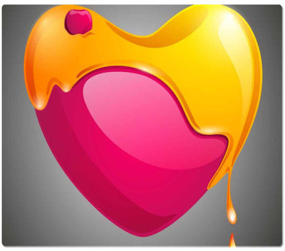 

Maison N Mode Loving Heart Rectangle Mouse Pad Mousepad(Multicolor)
