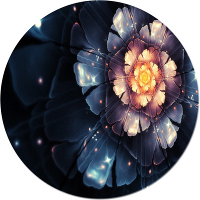 

Maison N Mode Blue Flower round Mouse Pad Mousepad(Multicolor)