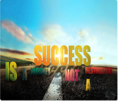 

Maison N Mode Success Journey Rectangle Mouse Pad Mousepad(Multicolor)
