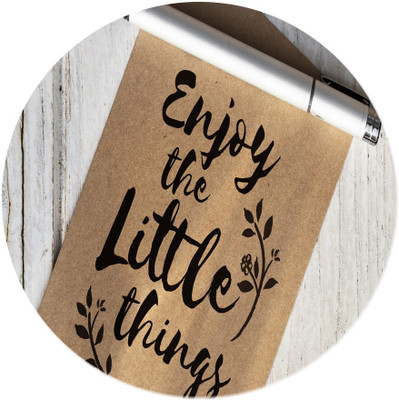 

Maison N Mode Enjoy Little round Mouse Pad Mousepad(Multicolor)