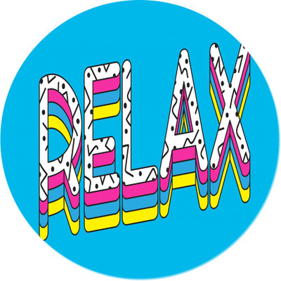 

Maison N Mode Areelax round Mouse Pad Mousepad(Multicolor)
