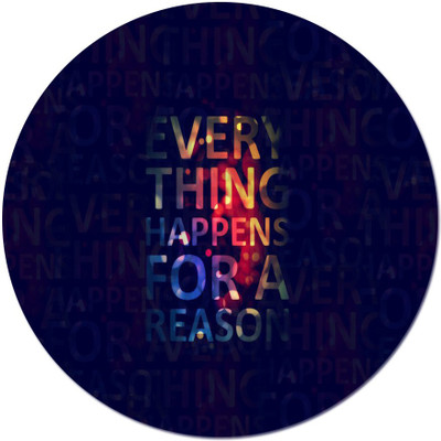 

Maison N Mode For A Areeson round Mouse Pad Mousepad(Multicolor)
