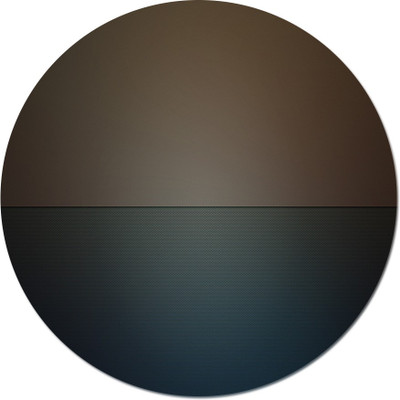

Maison N Mode Brown Blue round Mouse Pad Mousepad(Multicolor)