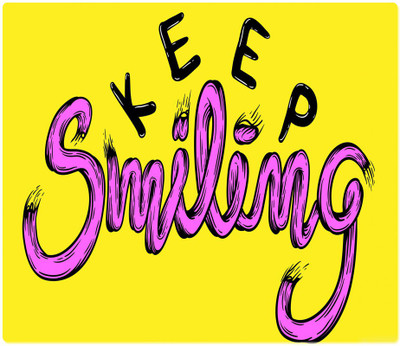 

Maison N Mode Keep Smiling Rectangle Mouse Pad Mousepad(Multicolor)