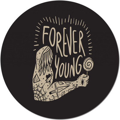 

Maison N Mode Forever Young round Mouse Pad Mousepad(Multicolor)