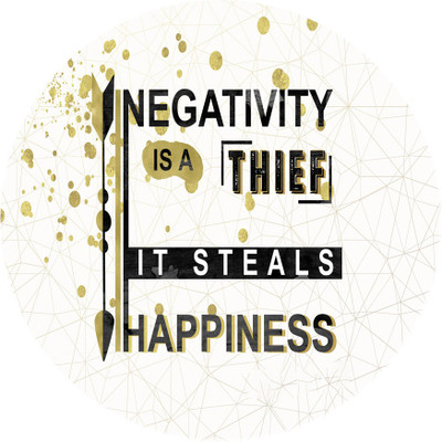 

Maison N Mode Negativity round Mouse Pad Mousepad(Multicolor)