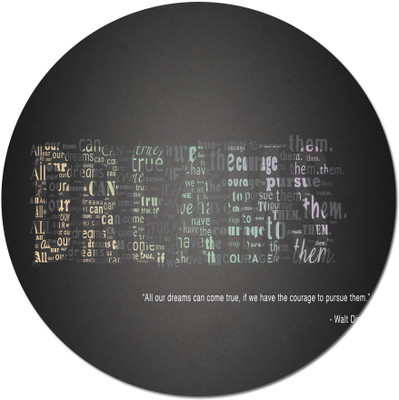 

Maison N Mode All Our Can round Mouse Pad Mousepad(Multicolor)
