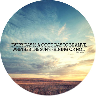 

Maison N Mode Everyday Is Good round Mouse Pad Mousepad(Multicolor)