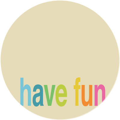 

Maison N Mode Have Fun round Mouse Pad Mousepad(Multicolor)