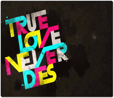 

Maison N Mode True Love Rectangle Mouse Pad Mousepad(Multicolor)