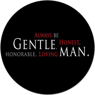 

Maison N Mode Always Be Gentle round Mouse Pad Mousepad(Multicolor)