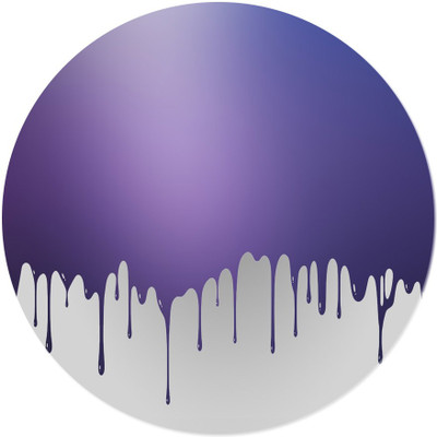 

Maison N Mode Purple Drop round Mouse Pad Mousepad(Multicolor)