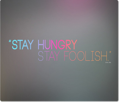 

Maison N Mode Stay Hungry Rectangle Mouse Pad Mousepad(Multicolor)
