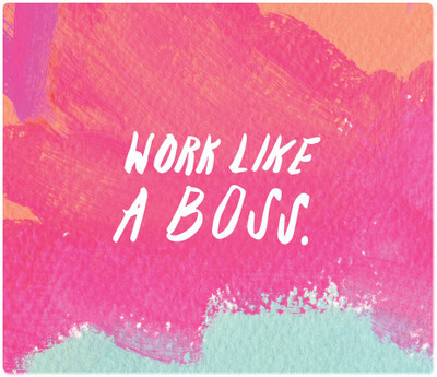 

Maison N Mode Work Like A Boss Rectangle Mouse Pad Mousepad(Multicolor)