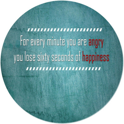 

Maison N Mode Angry Happy round Mouse Pad Mousepad(Multicolor)